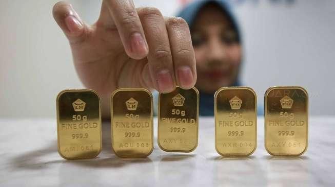 Harga Emas Antam hari inil Rp 934.000 per Gram